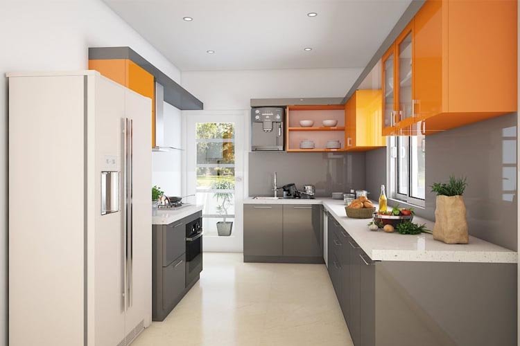 Colourful kitchen